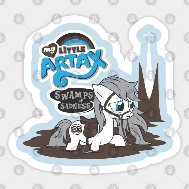 My Little Artax Sticker by SwanStarDesigns